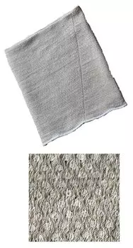Silk belly band for cotton coating cooling, loose, silk, (germanium (beige))