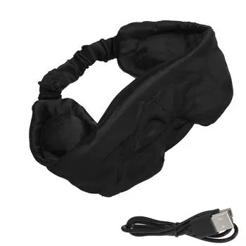 Silk Bluetooth 5.0 беспроводная маска для глаз ультратонкая Bluetooth музыка затемняющая маска для глаз для прослушивания музыки чёрный