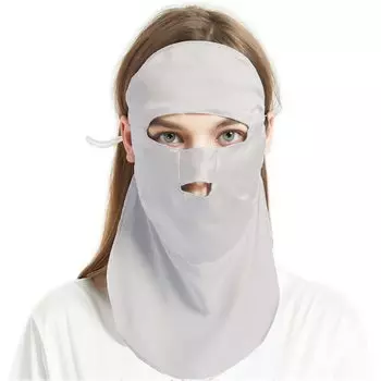 Silk Face UV Face Face Dry Rough Moisturizing [InStyle Japan] 100% Cover, Protection, Mask, Pack, Skin, Moisturizing, Skin, (Gray) серый