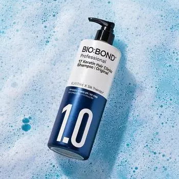 Silk Therapy Bio Bond 17 Keratin Hair Clinic Оригинальный шампунь 450 мл