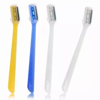 SILSTAR PROFESSIONAL Multipurpose Facial Shaving Blades Pieces Exfoliating Eyebrow Trimmer Facial Shaver Face Precision Razor Blade Dermaplaning Razor