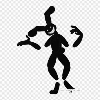 Силуэт Five Nights At Freddy s 2, термопереводные картинки для одежды, футболка, сумка, термопереносные наклейки, железные нашивки