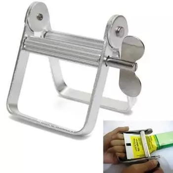 Silver Aluminum Alloy Squeezer Toothpaste Squeezers Convenient For People Household Merchandies Bathroom Products
