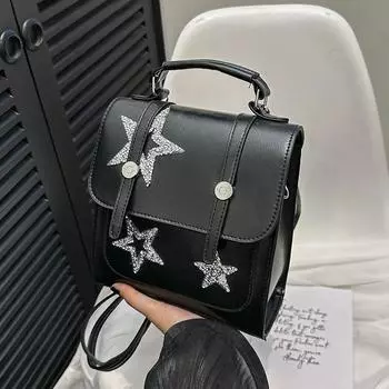 Silver backpack women s 2025 class single shoulder large capacity simple versatile multi-functional backpack бежевый