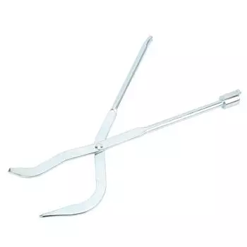 Silver Chromium Plated Steel Double Ended Brake Spring Pliers Drum Brake Return Spring Tool