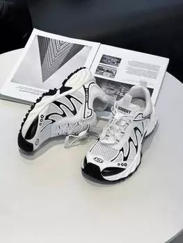 Silver Daddy shoes women s new summer mesh breathable platform hiking shoes versatile casual sports shoes 35