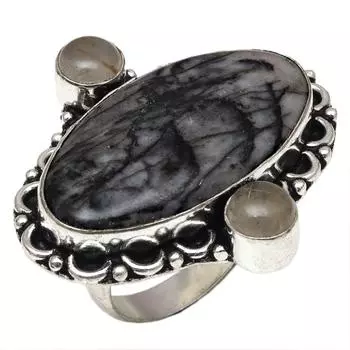 Silver Leaf Jasper Gemstone Handmade Silver Jewelry 8