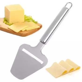 Silver Stainless Steel Cheese Peeler Slicer Cutter Butter Slice Cutting Knife Kitchen Cooking Tools