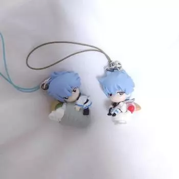 Silver Star Kintoki Strawberry Parfait Strap Keyring