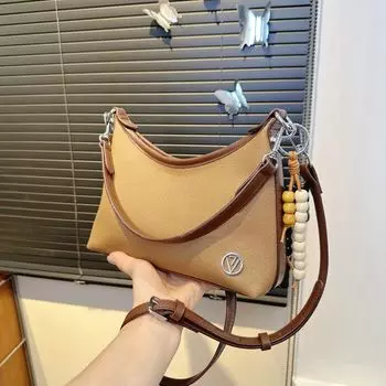 Silver Underarm Bag Women s 2025 New Arrival Summer Tote Bag Large Capacity Classy Sentong Qin Shoulder Messenger Bag Brown