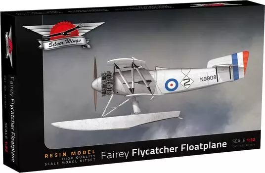 Silver Wings British Fairy Flycatcher Wooden Float Type Full Resin Kit SVW32024 1/32