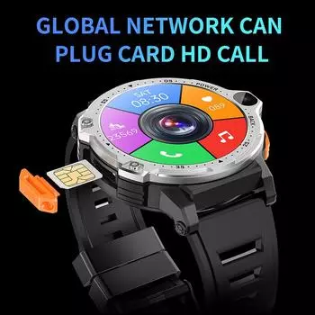 SIM-карта 4G Smartwatch GPS Smart Watch 5G Card Full Netcom Встроенное приложение Google + независимая загрузка приложения 2+16G