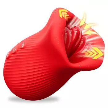 Симфония губ и вибратор Игрушка для взрослых Роторные вибрации x 8 Лизание и Открытие и Закрытие губ Бесконечная Атака на клитор Сквиртинг Сосание Сосок