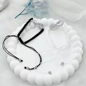 SIMJOO браслет ручной работы для пары, подарок для украшения рук хорошего друга чёрный