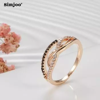 SIMJOO Кольцо с цирконом Fashion Line Lady Ring 6