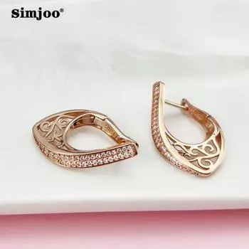 SIMJOO Модные серьги Простые для дам Серьги