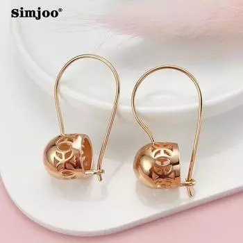 SIMJOO, новые круглые серьги в стиле ретро для женщин