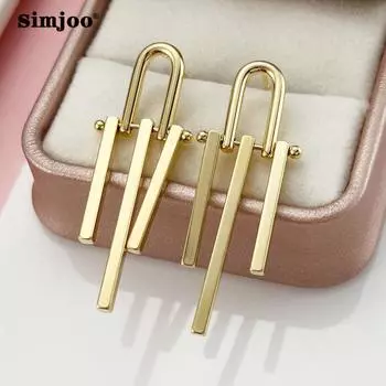 SIMJOO Женские модные серьги с бахромой специального дизайна