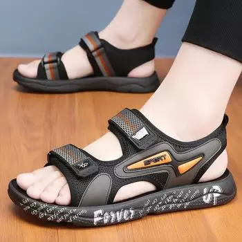 Simon Reiner Men s Shoes Summer New Vietnamese Sandals High School Student Leisure Sports Velcro Men s Shoes 39