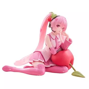 Симпатичная фигурка Сакуры Мику для рабочего стола ~Вишневая подушка версия~
