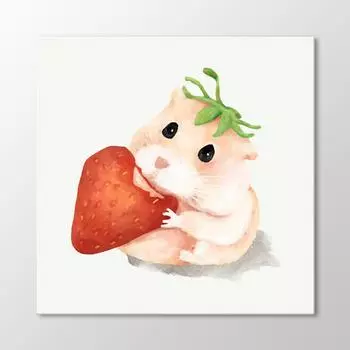 Симпатичная картина хомяка