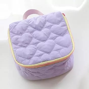 Симпатичная косметичка для хранения, женская большая вместимость, портативная дорожная сумка, сумка для стирки One Size жёлтый