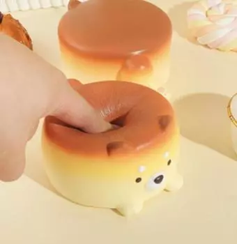 Симпатичная маленькая игрушка для декомпрессии, медленный отскок, Pinch Joy, кукла для декомпрессии, детский офис, настольное лечебное украшение 1