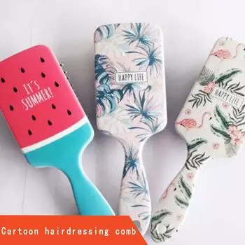 Симпатичная массажная расческа для волос Антистатическая расческа для расчесывания кожи головы