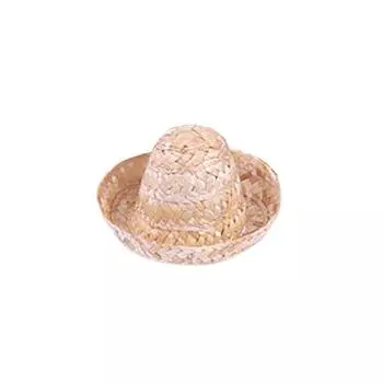 Симпатичная мексиканская шляпа для бутылки вина, топперы для бутылок вина, декоративная соломенная шляпа, топперы для бутылок, вечерние деокеры