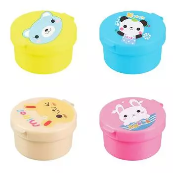 Симпатичная мини-бутылка для приправы и соуса, портативный контейнер для кетчупа и салата, контейнер для заправки Bento розовый