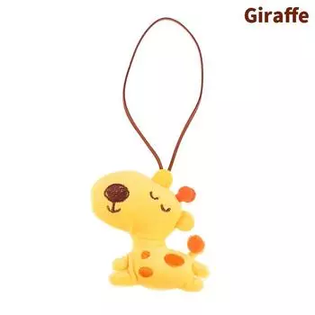 Симпатичная наклейка с именем животного, кулон, медведь, утка, плюшевая кукла, бирка с именем, подвеска, декор для сумки