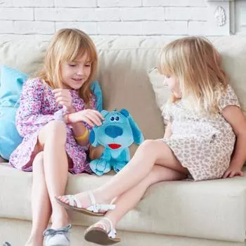 Симпатичная плюшевая хлопковая плюшевая кукла 20 см. Мягкая плюшевая игрушка. Симпатичная кукла. One Size синий