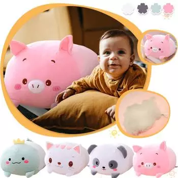 Симпатичная плюшевая мягкая хлопковая плюшевая кукла-животное длиной 60 см. B разноцветный