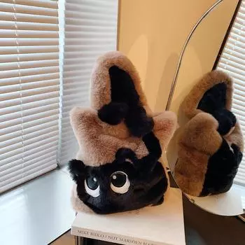 Симпатичная плюшевая сумка-тоут для поездок на работу под мышкой 2024 года, новый нишевый дизайн, красивая сумка через плечо коричневый