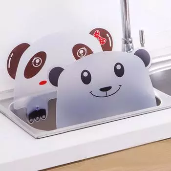 Симпатичная присоска для животных, раковина, умывальник, блокирующая воду пластина, кухонный инструмент
