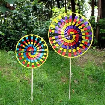 Симпатичная ретро-игрушка-ветряная мельница, цветной стиль, подарок на день рождения для детей S A