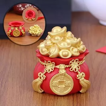 Симпатичная сумка для денег для офиса, рабочего стола, небольшое украшение, центральная консоль автомобиля, принадлежности для украшения интерьера автомобиля Free Size разноцветный