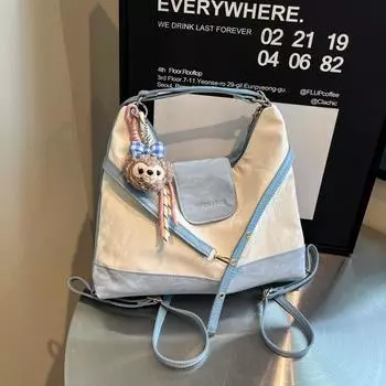 Симпатичная сумка-тоут женская сумка 2025 новая большая вместительная сумка-рюкзак через плечо