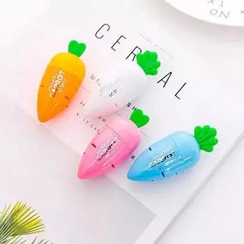 Симпатичная точилка для карандашей в виде репы, детская точилка для карандашей ярких цветов