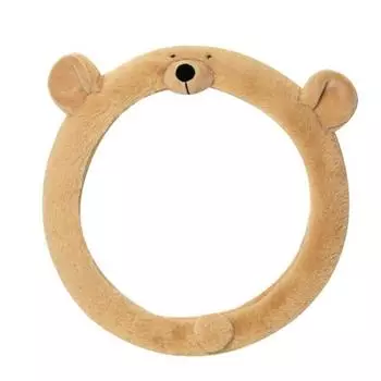 Симпатичная защита на руль Устойчивость к загрязнениям Не выцветает Декоративная коричневый