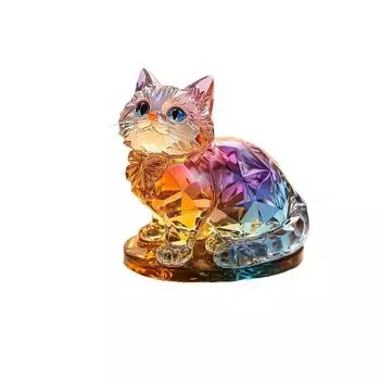 Симпатичное цветное 2D акриловое настольное украшение для гостиной, спальни, кабинета, домашнего декора One Size жёлтый