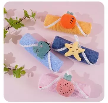 Симпатичное впитывающее подвесное полотенце для рук для ванной и кухни 25cm*37cm