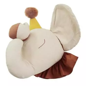 Симпатичное животное с головой слона, фаршированная плюшевая кукла, подвесное украшение для детской комнаты хаки