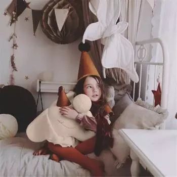 Симпатичное животное с головой слона, фаршированная плюшевая кукла, подвесное украшение для детской комнаты хаки