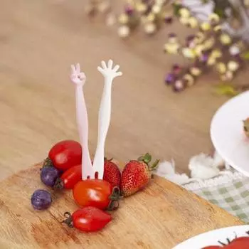 Симпатичную декоративную легкую креативную палочку для украшения бенто можно использовать повторно для кухонной вилки для салата