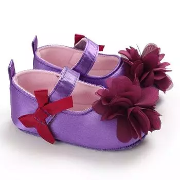 Симпатичные банты Детская обувь Мягкая подошва Новорожденная Девочка Первые ходунки Обувь Нескользящий Малыш Младенцы Девочки Обувь Schoenen Slofjes