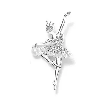 Симпатичные броши для танцующих девушек, брошь для балерины, булавки as the picture