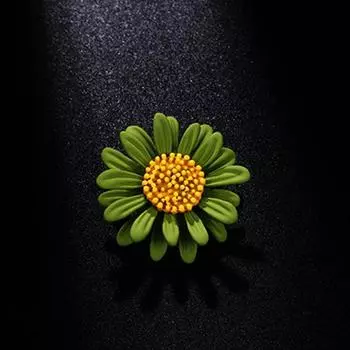 Симпатичные булавки брошь подсолнух для хиджаба шляпы платье или сумки ювелирные аксессуары жёлтый