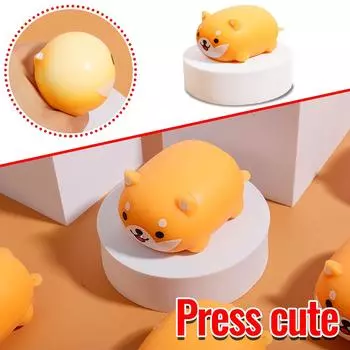 Симпатичные пельмени для декомпрессионной вентиляции, игрушки-пародии, подарки для студентов, 10 мл жёлтый