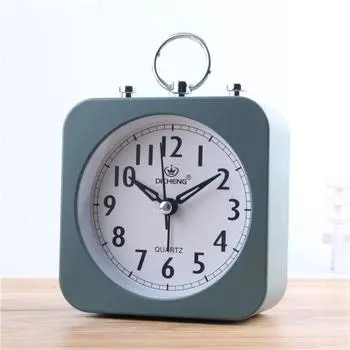 Симпатичные прикроватные будильники 3D ленивые бесшумные часы модные электронные прикроватные будильники
